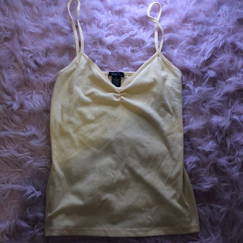 Yellow tank top size XL